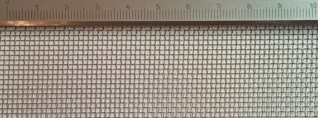 Edelstahl-Drahtgewebe V2A – 1 M X 60 Cm, Maschenweite 2 Mm, Drahtstärke 0,5 Mm